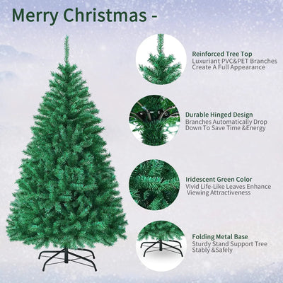 Christmas Tree Home Decoration Outdoor Indoor PVC Material Reusable Christmas Trees 2023 New Year Decor Xmas Gift 210/180/150cm