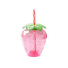 Summer strawberry straw cup