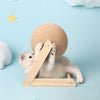 Cat Scratching Ball Wood Stand Pet Furniture